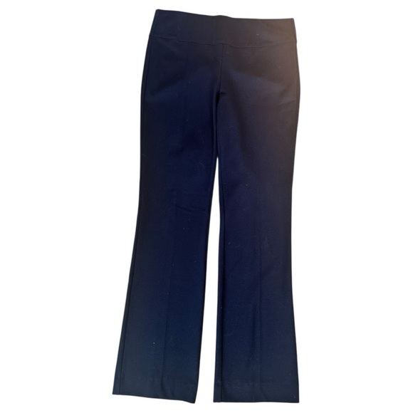 ecru Pants - Ecru Black Pull-On Flare Pants – Modern Minimalism | Size Small